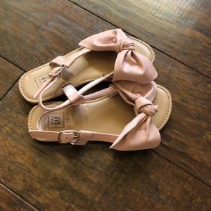 Gap pink bow sandals